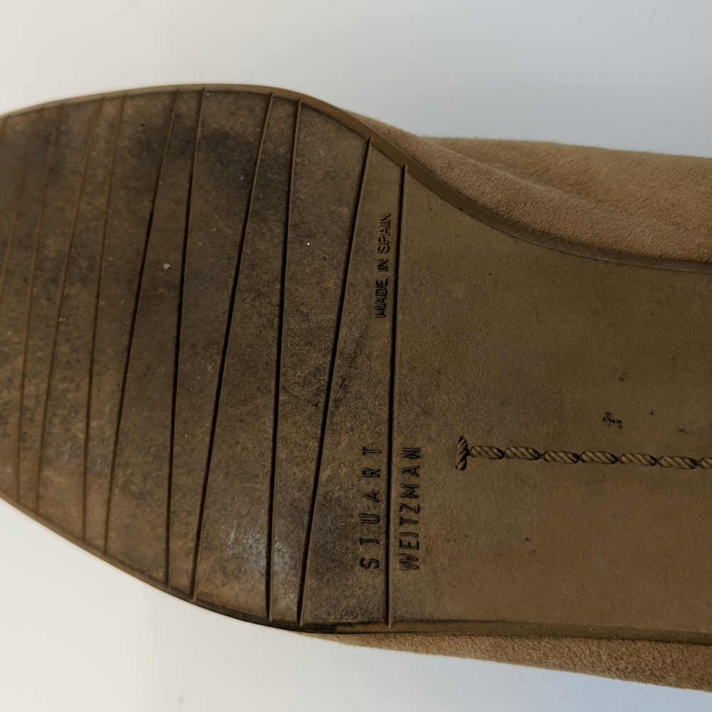 Stuart Weitzman Camel Color Flats.  Size 9.5 - Picture 6 of 15